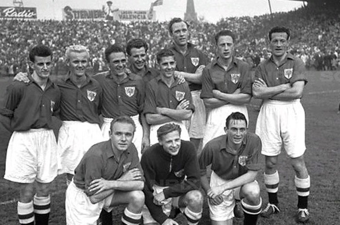 Historie - Hilmar Staalgaard landskamp Sverige 1951.jpg 