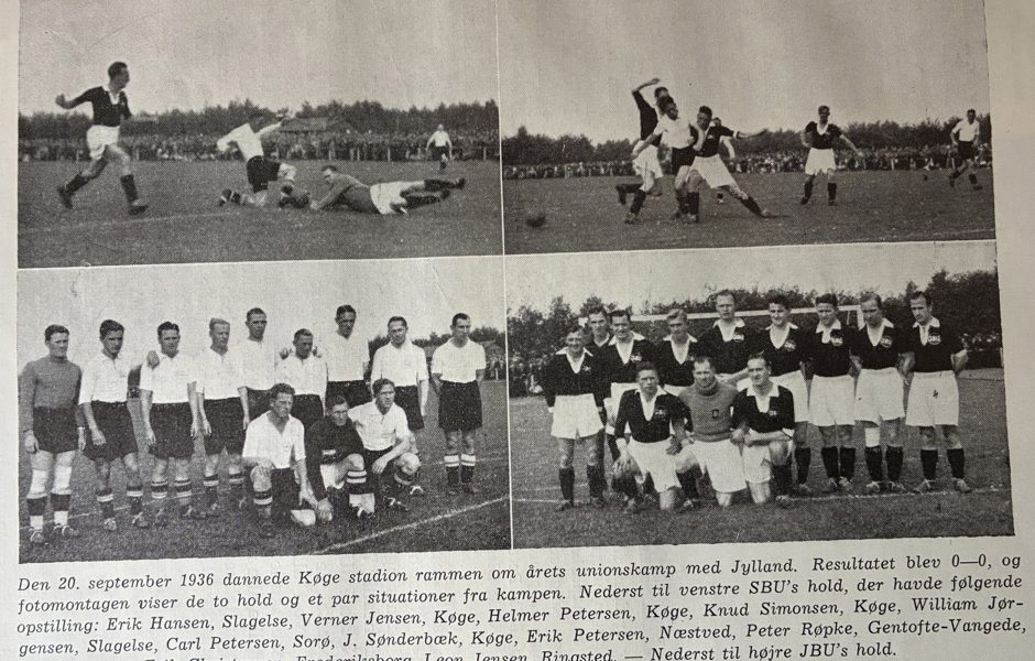 Unionskampe 1936 Kamp Mod JBU På Køge Stadion
