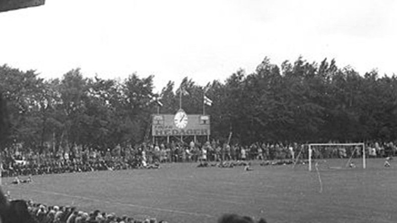 70 år siden den første landskamp på Køge Stadion